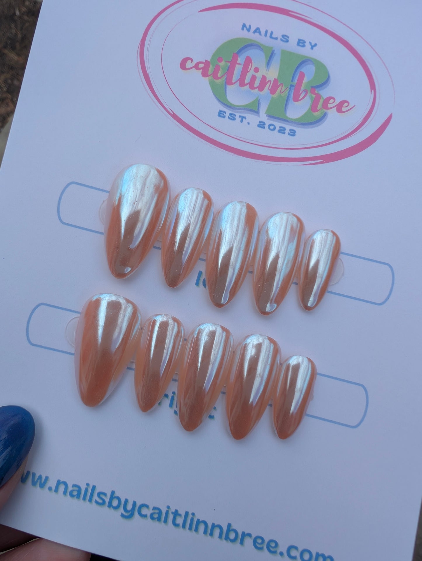 Aqua Peach Chrome