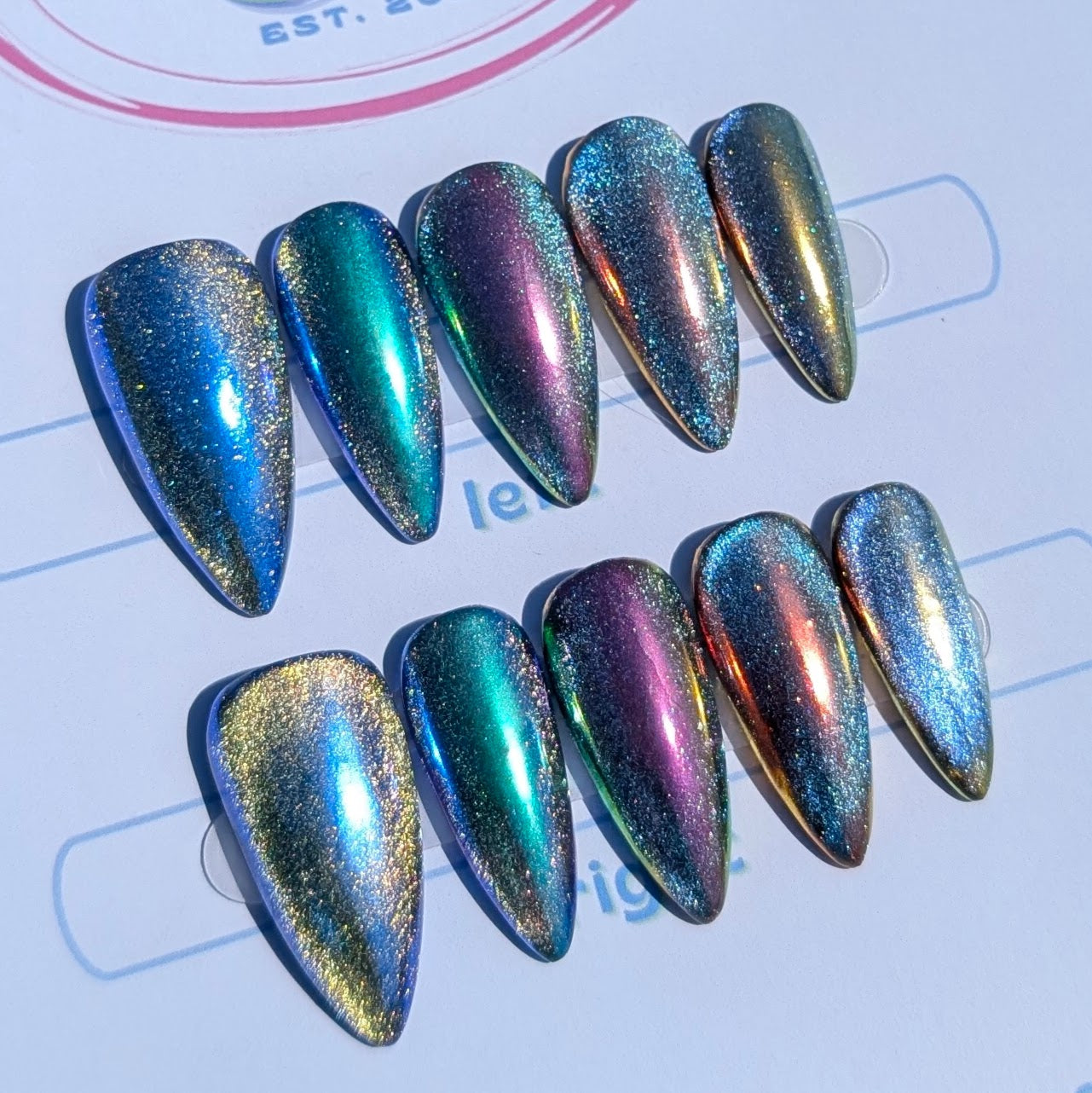 Rainbow Chrome Cat Eyes