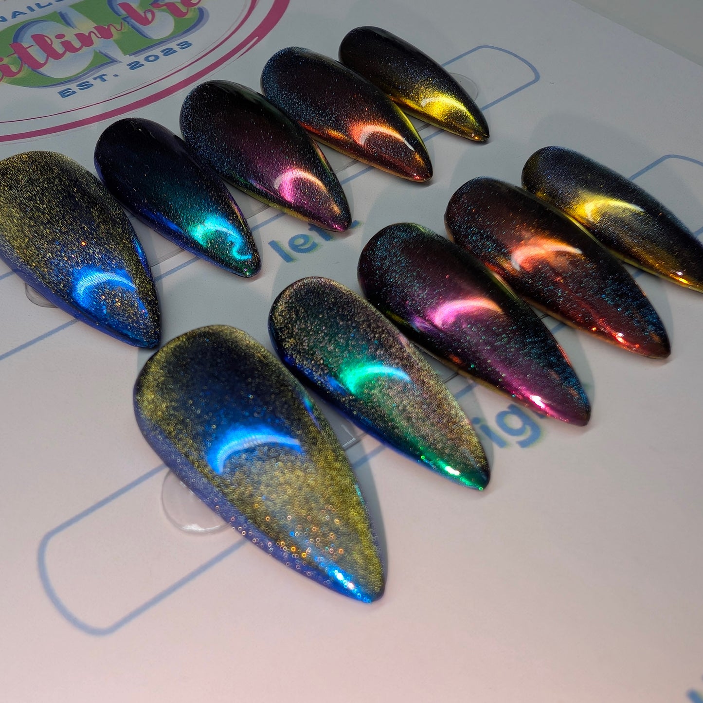 Rainbow Chrome Cat Eyes
