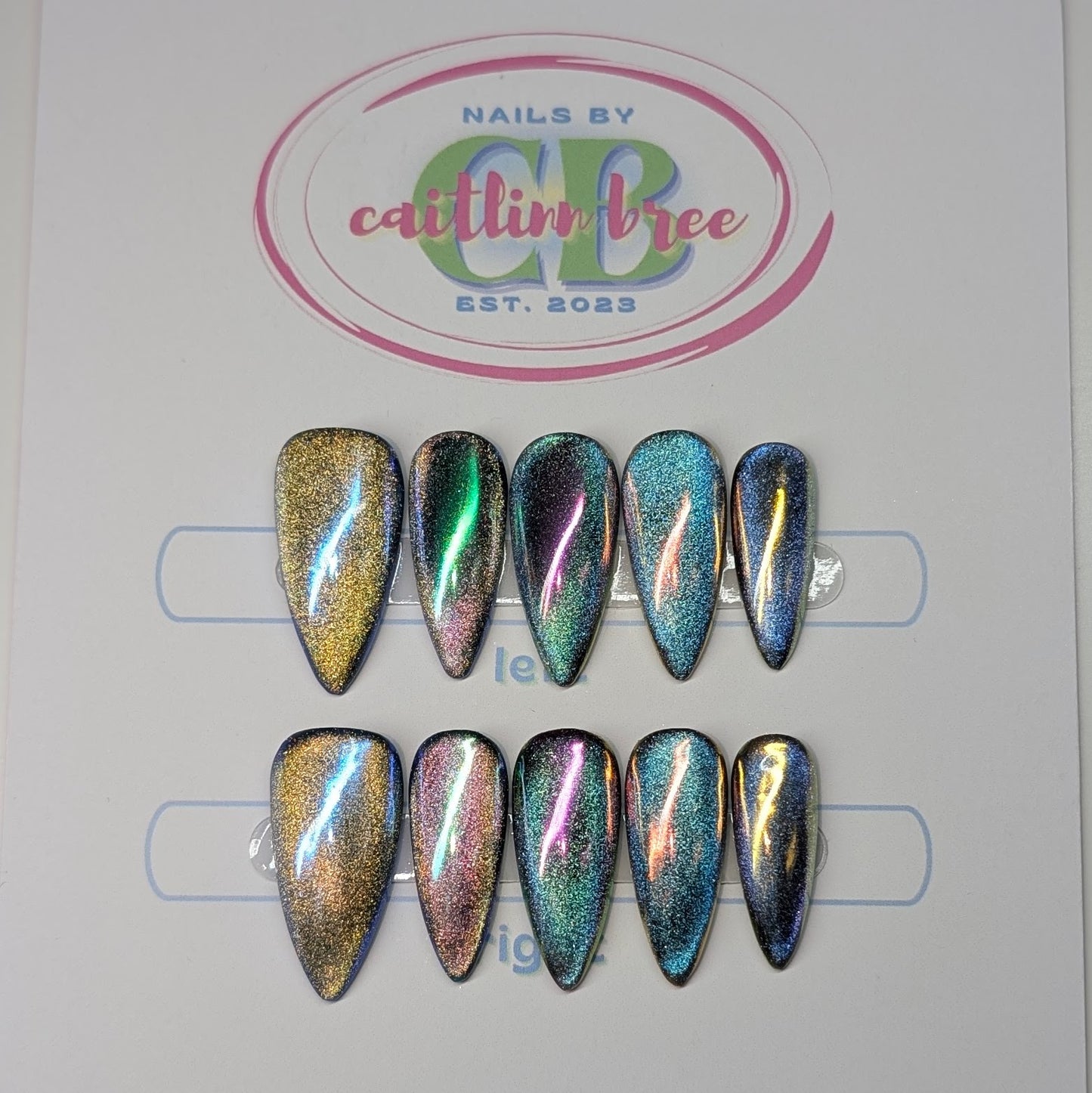 Rainbow Chrome Cat Eyes