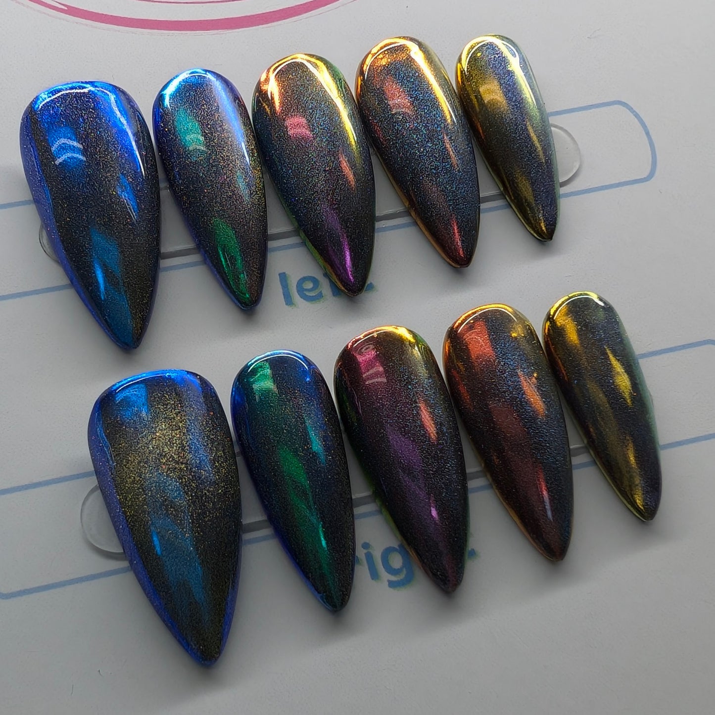 Rainbow Chrome Cat Eyes