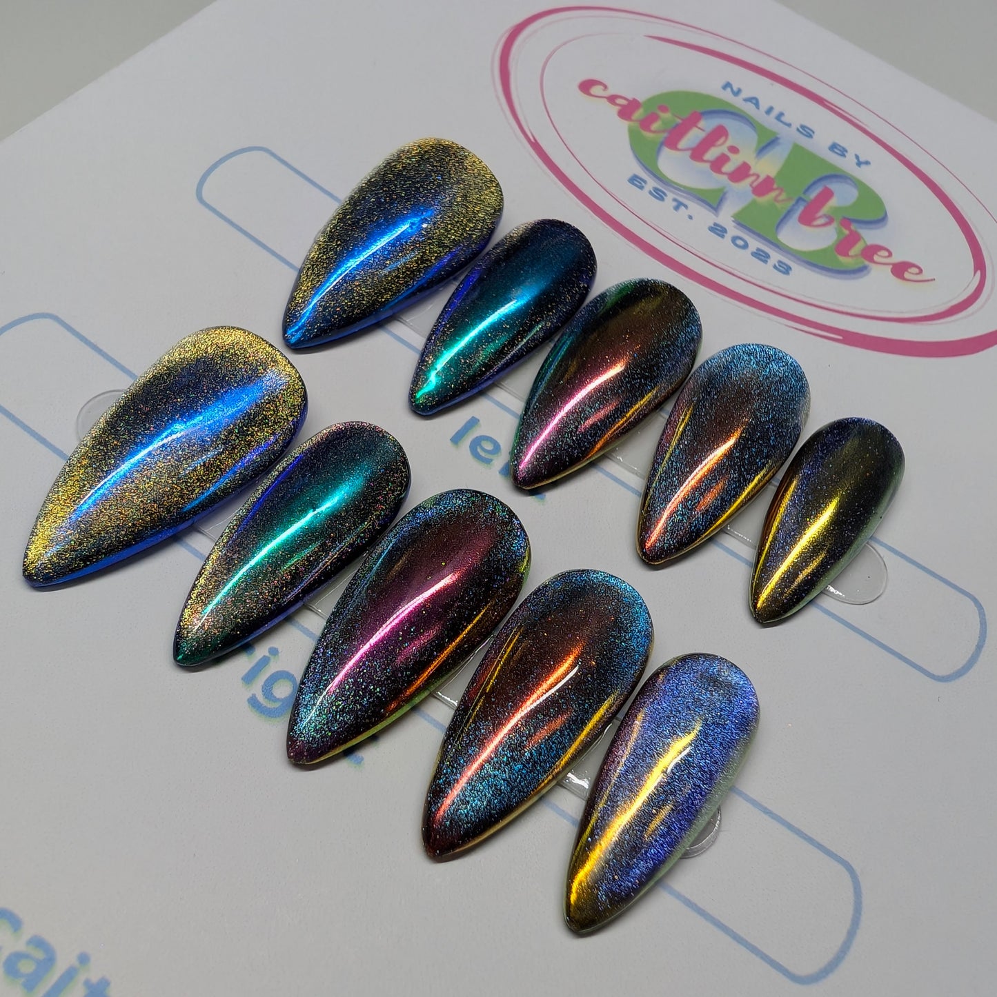 Rainbow Chrome Cat Eyes