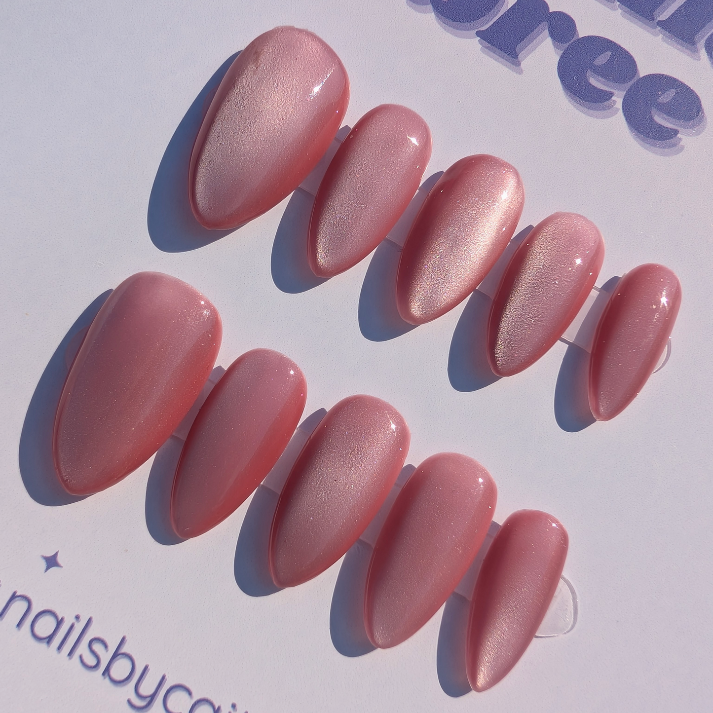 Light Pink Moonlight Cat Eye