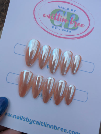 Aqua Peach Chrome