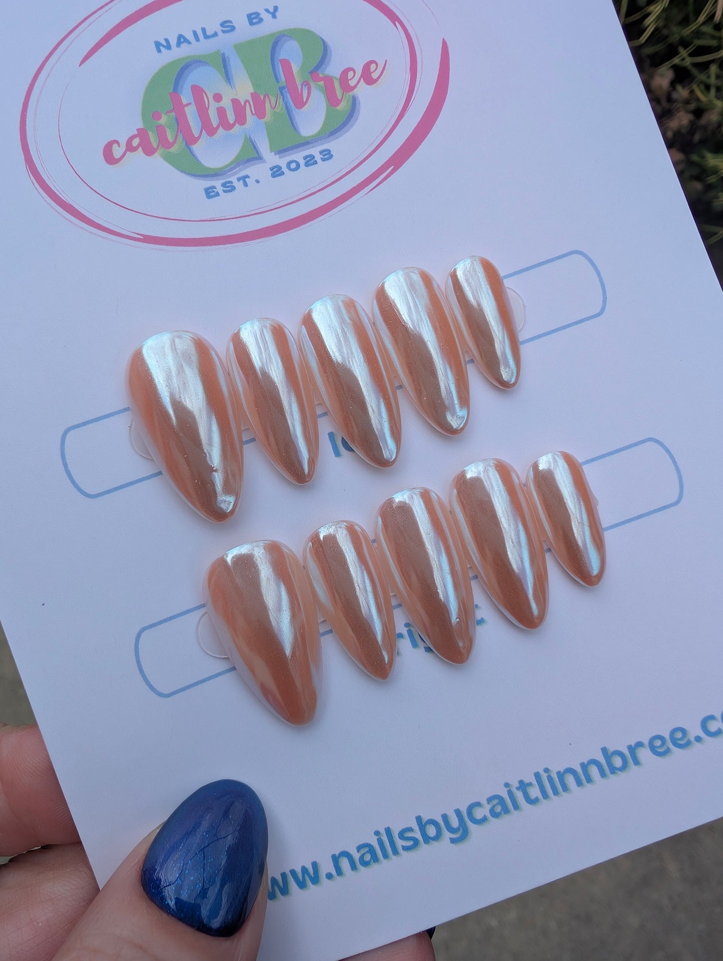 Aqua Peach Chrome