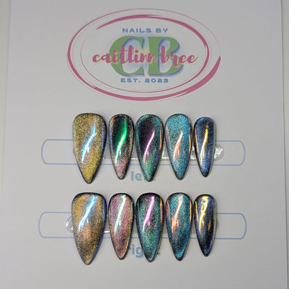 Rainbow Chrome Cat Eyes