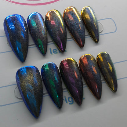 Rainbow Chrome Cat Eyes