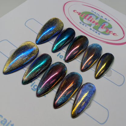 Rainbow Chrome Cat Eyes