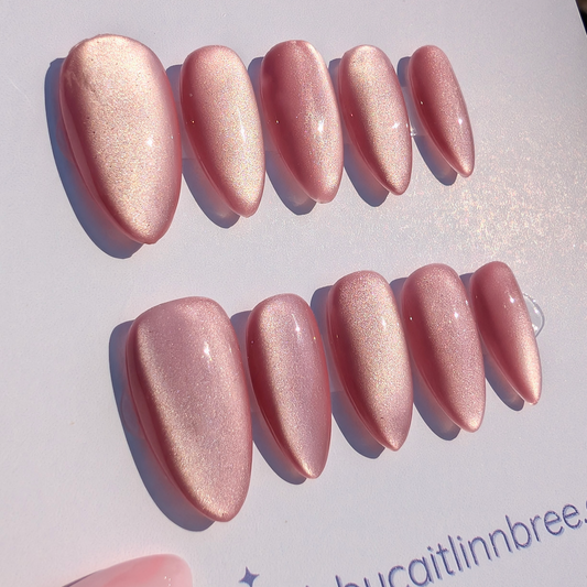 Light Pink Moonlight Cat Eye